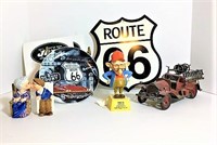 Route 66 & Grandpa Décor Lot of 7
