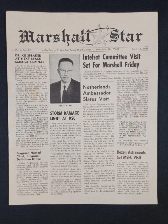 APRIL 13, 1966 "MARSHALL STAR" ...