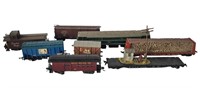 LOT OF VINTAGE HO TRAINS AND ACCESSORY