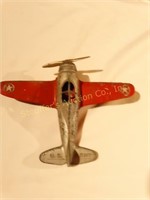 Vintage metal US Army military airplane Kiddie