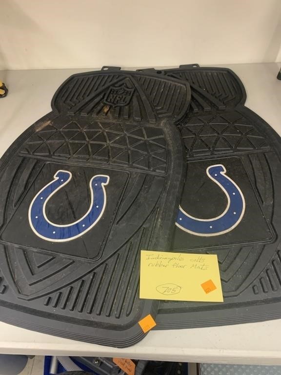 Indianapolis Colts rubber floor mats