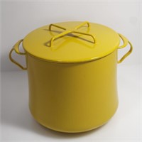 MCM DANSK JENS QUISTGAARD YELLOW ENAMEL LARGE POT