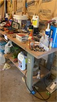 Workbench w/ Power Receptacles & All Contents