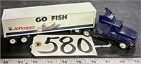 Winross Die Cast Johnson Outboard Tractor Trailer