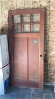 Heavy 36 inch wood door