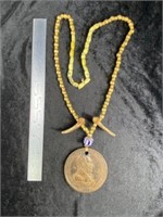 1829 Jackson Bear Claw Trade Necklace