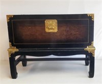 Oriental Style Campaign Chest Box on Base