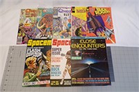 Space comic/ Magazine lot