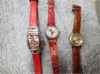 (3) Disney Watches