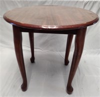 Round side table 18x17
