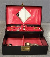 Black Box Of Jewelry