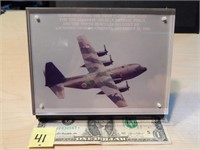 C-130H Hercules Commemorative Plaque