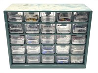 Plastic Hardware Organizer with Hardware and