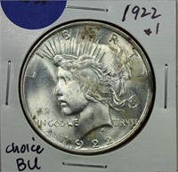 1922 Peace Dollar Ch. BU