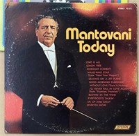 VINTAGE RECORD ALBUM  MANTOVANI TODAY