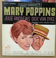 VINTAGE RECORD ALBUM  MARY POPPINS JULIE ANDREWS D