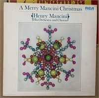 VINTAGE RECORD ALBUM  A MERRY MANCINI CHRISTMAS HE