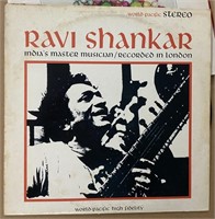 VINTAGE RECORD ALBUM  RAVI SHANKAR INDIAS MASTER M