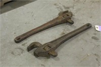 (2) Ridgid 18" Pipe Wrenches