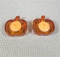 Pumpkin Tealight Candle Holders