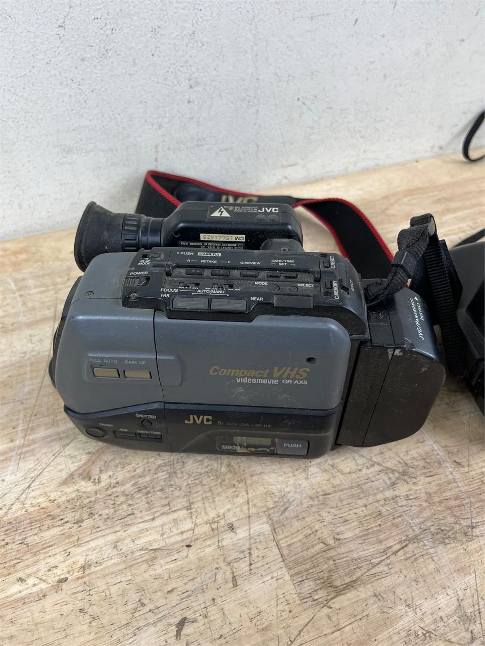 JVC Compact VHS and Polaroid Camera