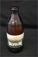 Vintage Valvoline Amber Oil Bottle