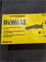 DeWalt 20v cordless Dry Hand Vacuum, tool only