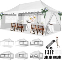 HOTEEL 10x20 Pop Up Canopy Tent for Parties