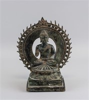Chinese Bronze Amoghasiddhi Buddha Statue