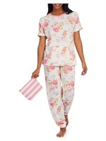 C377  Secret Treasures Womens PJ Set 3-Piece