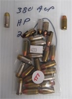 (26) Rounds of 380 ACP hollow point.