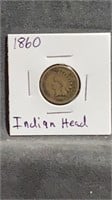 1860 Indian Head Cent Very Nice!!
