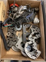 Box with roller chain and other parts
