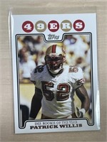 Patrick Willis 2008 Topps Rookie of the Year