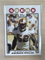 Patrick Willis 2008 Topps Rookie of the Year