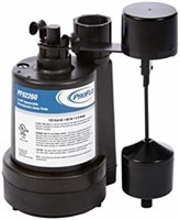 $186.79 PROFLO 1/4 HP Thermoplastic SumpPump  A86D