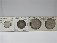 4 Silver coins from Bulgaria