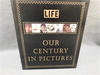 Leather Book 11" T, 9.5" W. Life magazine "Our