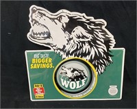 1997 Timberwolf Snuff Sign