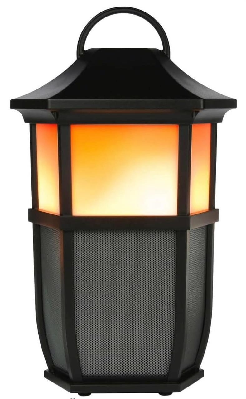 $95 accoustic research outdoor speaker flame light