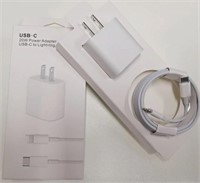 20W Pd Adapter With 6FT Type C To Lightning Cable