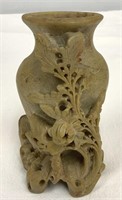 Chinese Soapstone Carving Vase