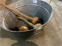 Wash Tub and Gourds  BA-51