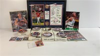 Sport collectibles: Framed Nationals pictures and