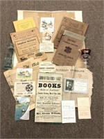 Malone NY Vintage Phone Books, Advertising Cards,