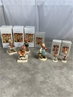 Hummel figurines, set of 6. With original boxes