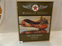 1996 Texaco Grumman Metal Bank Airplane