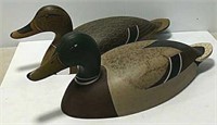 Pair of duck decoys