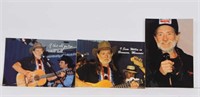 3 Willie Nelson Postcards