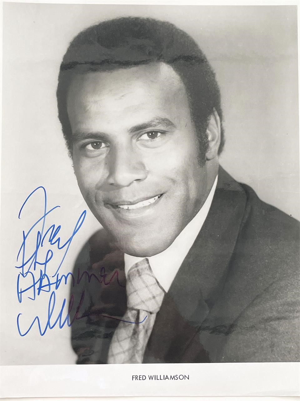 Fred Williamson signed photo